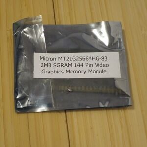 NOS Micron MT2LG25664HG-83 2MB 144 Pin 100MHz SGRAM Video Memory
